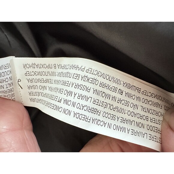 Forever 21 Satin Bomber Jacket Womans SCrane Birds Embroidered Full Zip Pockets - Picture 12 of 12